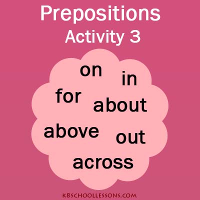 Prepositions - English Grammar - Activity 3 | English Grammar Worksheets