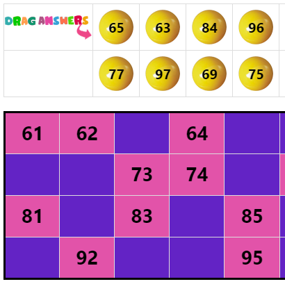 Number Puzzle Activity 2 - k8schoollessons.com