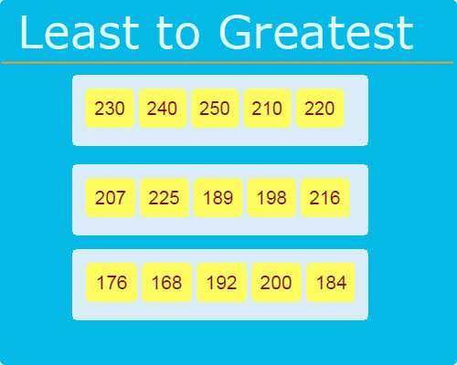 Least To Greatest Numbers Worksheet 20 Ascending Order