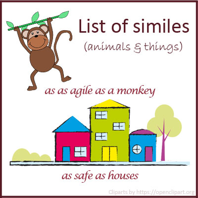 List of Similes | Examples of Similes | English Grammar Lessons