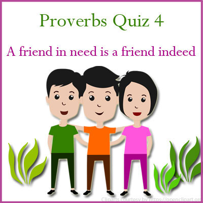 Proverbs Quiz 4