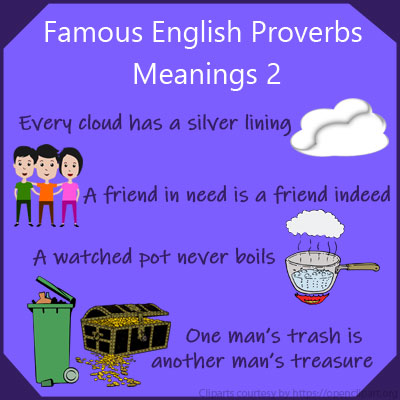 Famous English Proverbs Meanings 2 | Examples of Proverbs