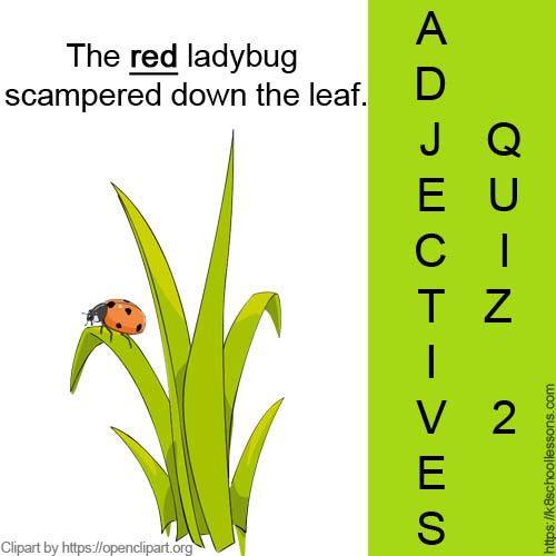 Adjectives Quiz 2