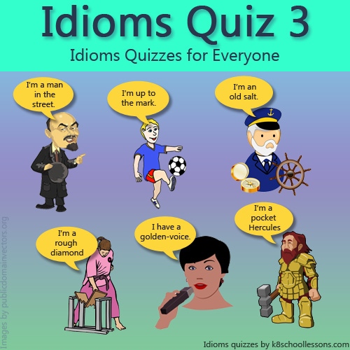 Idioms Quiz 3 | Idioms Quizzes| Idioms Examples | English Idioms