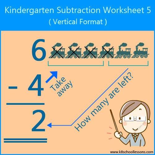 Subtraction Kindergarten Worksheets Free Subtraction