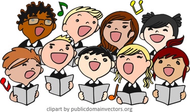 A choir of singers - Collective nouns